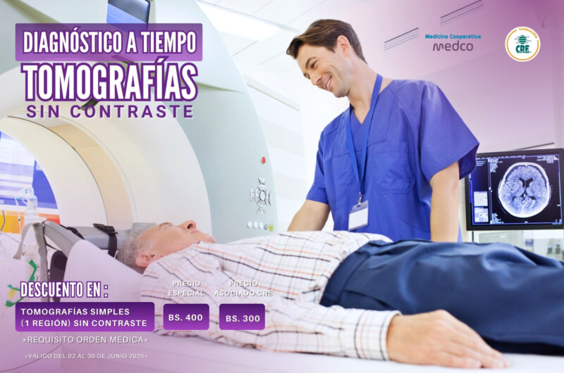 Tomografías sin contraste
